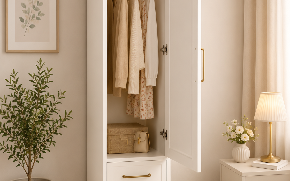 How Many Wardrobes in Kent 2 Single Wardrobe With Drawers