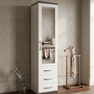 Single Wardrobe with Drawers for More Storage