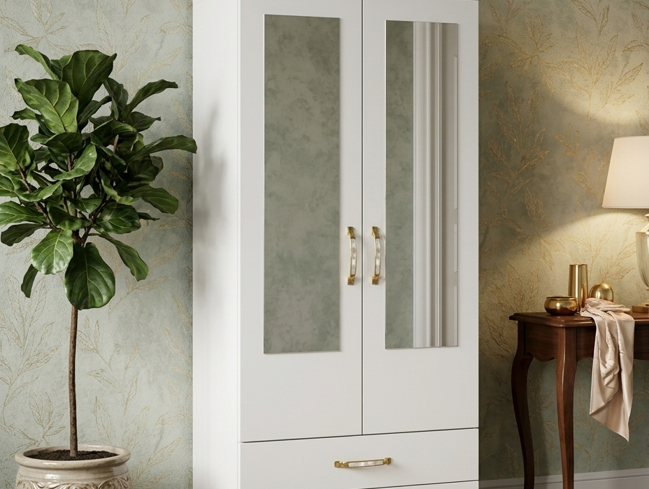 how much space between door and wardrobe in Kent