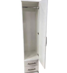 White Wardrobe With Drawers